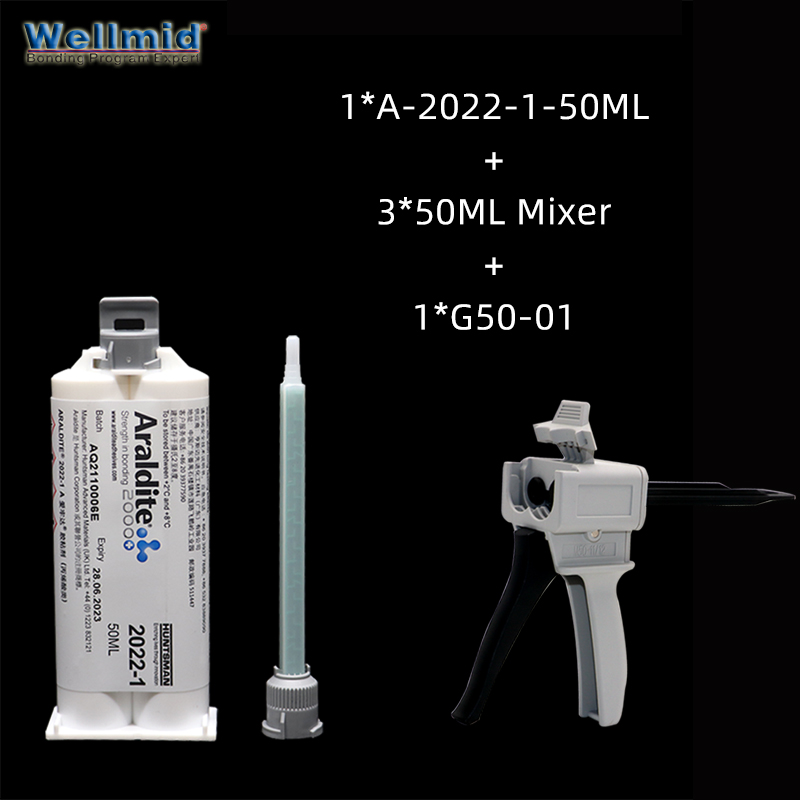 Araldite 2022-1 ABS metal plastic Fill width up to 4mm gap Resistance to chemical quick dry structural adhesive acrylic AB glue: 1 2022 3Mixer1G50Gun