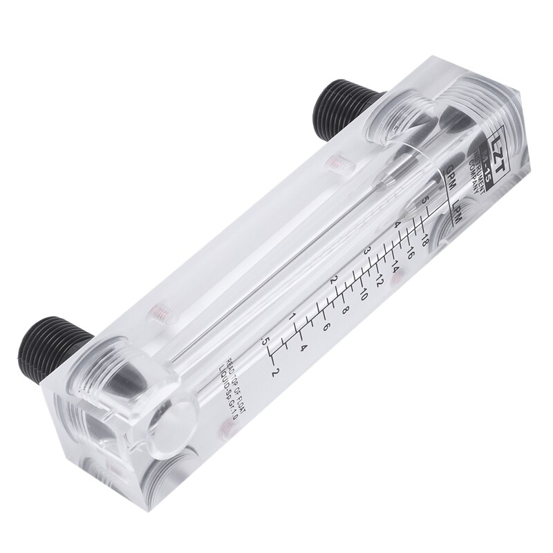 Big 0.5-5 GPM 2-18 LPM Water Flow Panel Mount Type Flowmeter