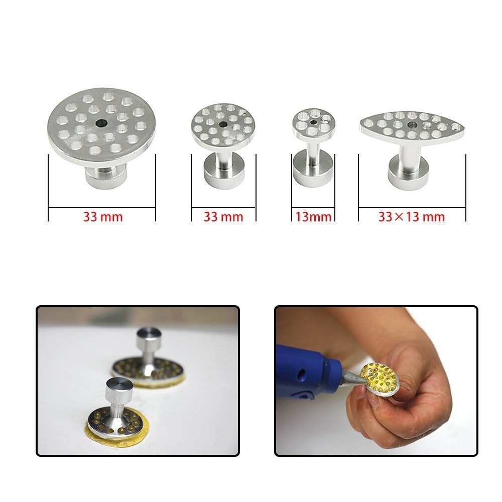 Gereedschappen Verveloos Dent Repair Dent Puller Uitdeuken Reverse Hamer Lijm Sticks Pull Tabs Remover Repair Hand Tool