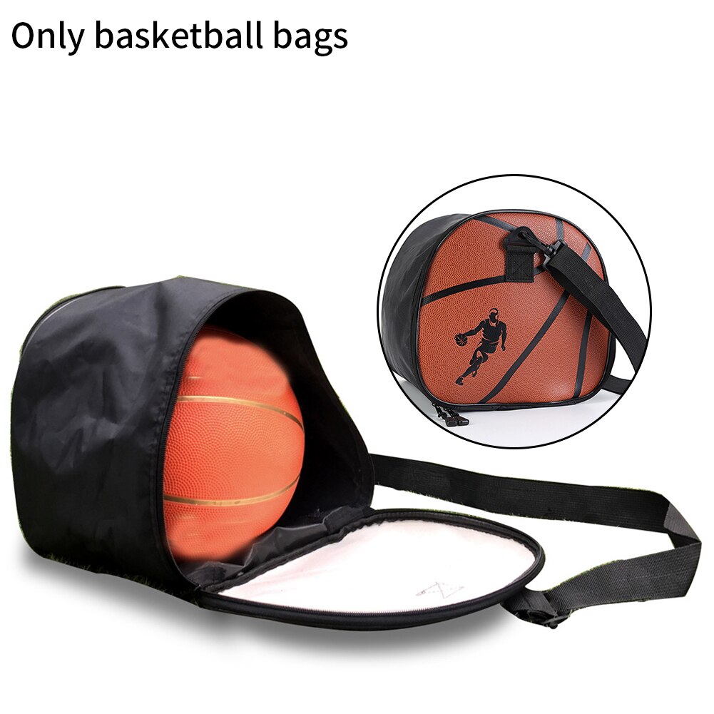 Voetbal Basketbal Tas Opslag Pu Leer Enkele Schouder Volleybal Oefening Waterdichte Afneembare Riem Dubbele Rits Sport