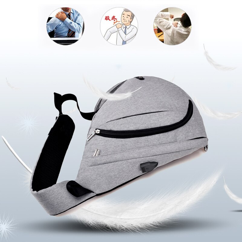 Large Capacity Chest Bag for Men - Nylon Sling Bag, Crossbody Travel Duffle