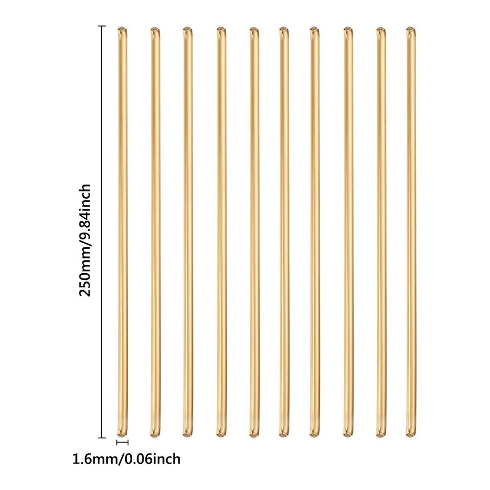20pcs Welding Rods 1.6*250mm Low Temperature Brass Copper Welding Rods Brazing Wire Flux Cored Soldering Rod Kit
