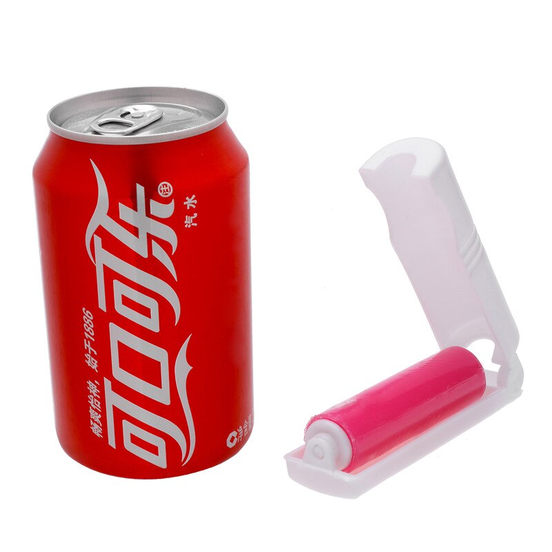 Washable Dust Roller for Wool Sheets Clothes Fluff Pet Hair Cleaning Tools Home Sticky Portable Clothes Lint Roller with Cover