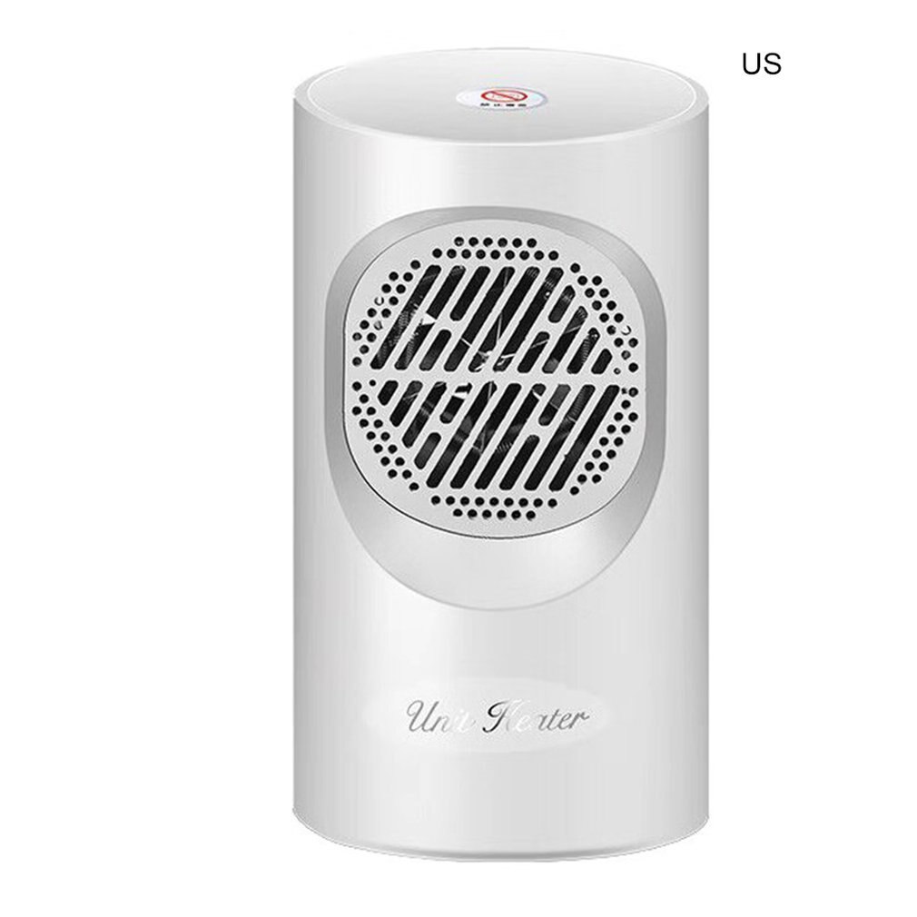 Maison 300W Rechargeable Mini petit chauffage maison bureau sans feuilles chauffage ventilateur Super silencieux et ventilateur: Jaune clair