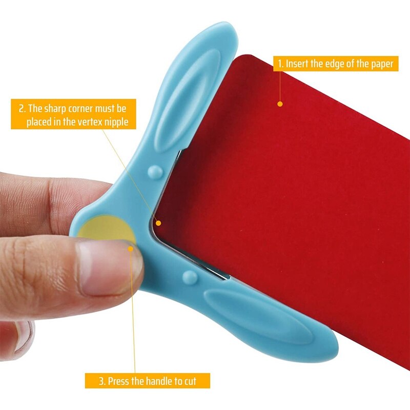 R5 5 Mm Corner Round Punch, Rounded Corner Cutter with Shelf, for Paper, Scrapbook, Name Cards, DIY Tools