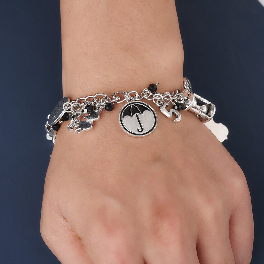 Harong Vrouwen Bedelarmband Paraplu Academy Trendy Sieraden Voor Paar Vriend Ketting Armbanden Nummer Paraplu Leuke Ghost Hanger