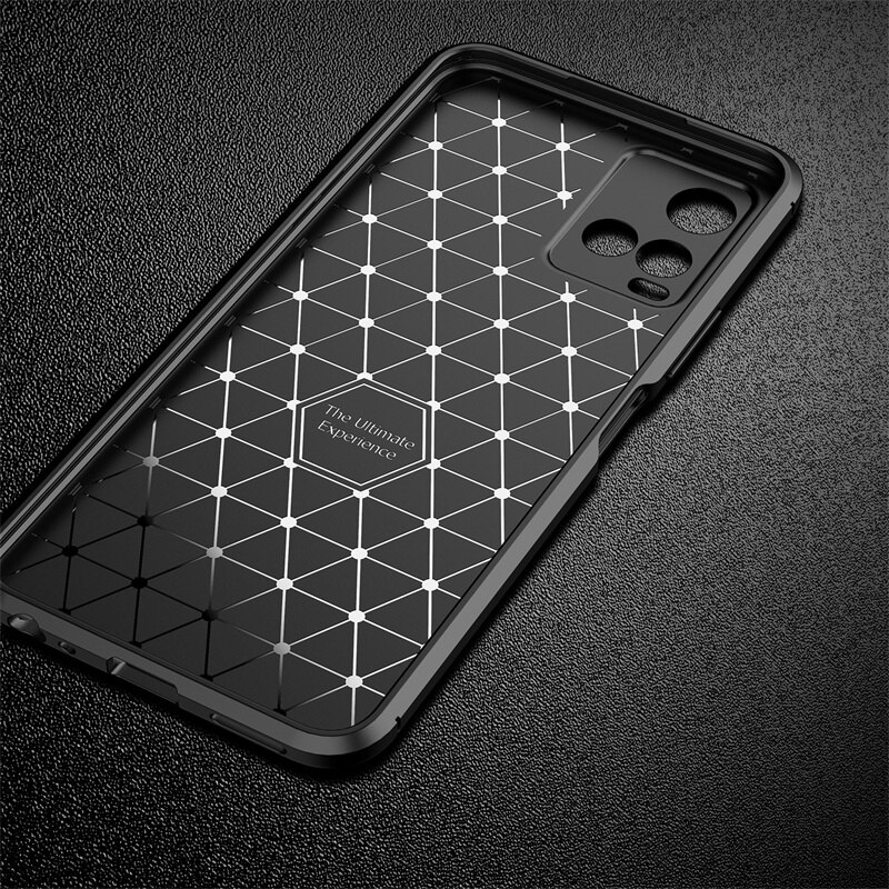 Carbon Fiber Zachte Siliconen Shell Cover Voor Vivo Y21s Y33s Camera Shockproof Bumper Beschermhoes Vovi Y 21S 33S 21Y Fundas