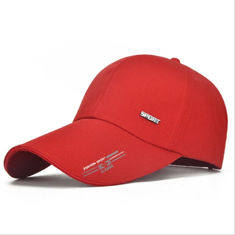 hommes couleur unie casquette de Baseball réglable Snapback plaine camionneur Funky Sport Hip-hop chapeau blanc noir rouge bleu