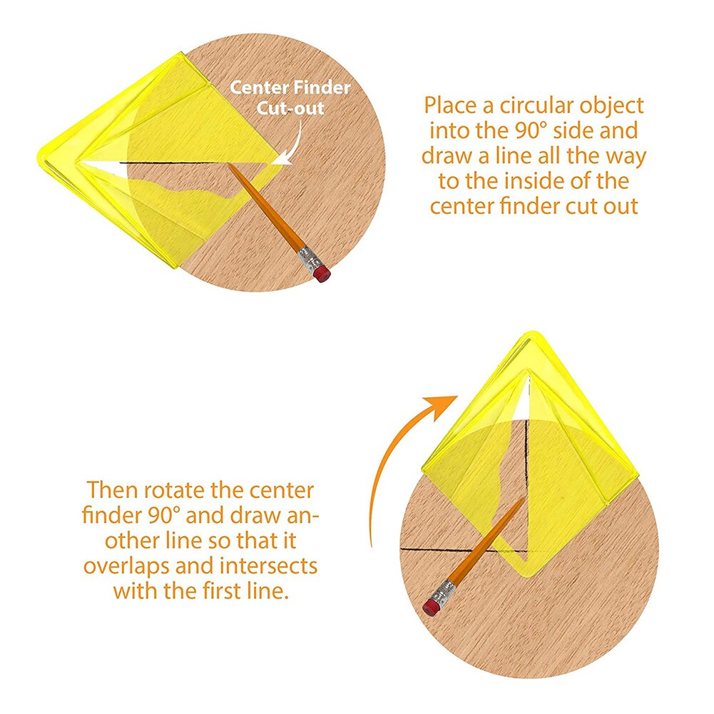 DIY Practical Portable Marking Circles Tool Multi-Functional Hand Tool For Round Circle Woodworking High Accuracy Center Finder