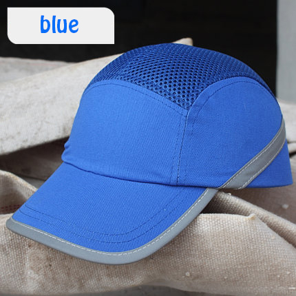 Bump Cap Lichtgewicht Honkbal Helm Zomer Arbeid Bescherming Werk Beschermende Veiligheid Hoed Ademend Anti-Collision Cap: blue 2