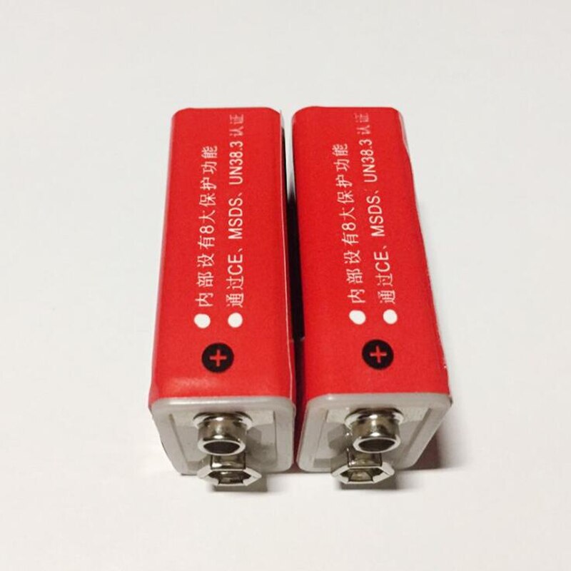 GTF-batería recargable de polímero de litio, USB, 9V, 1000mAh, para micrófono, juguete, mando a distancia