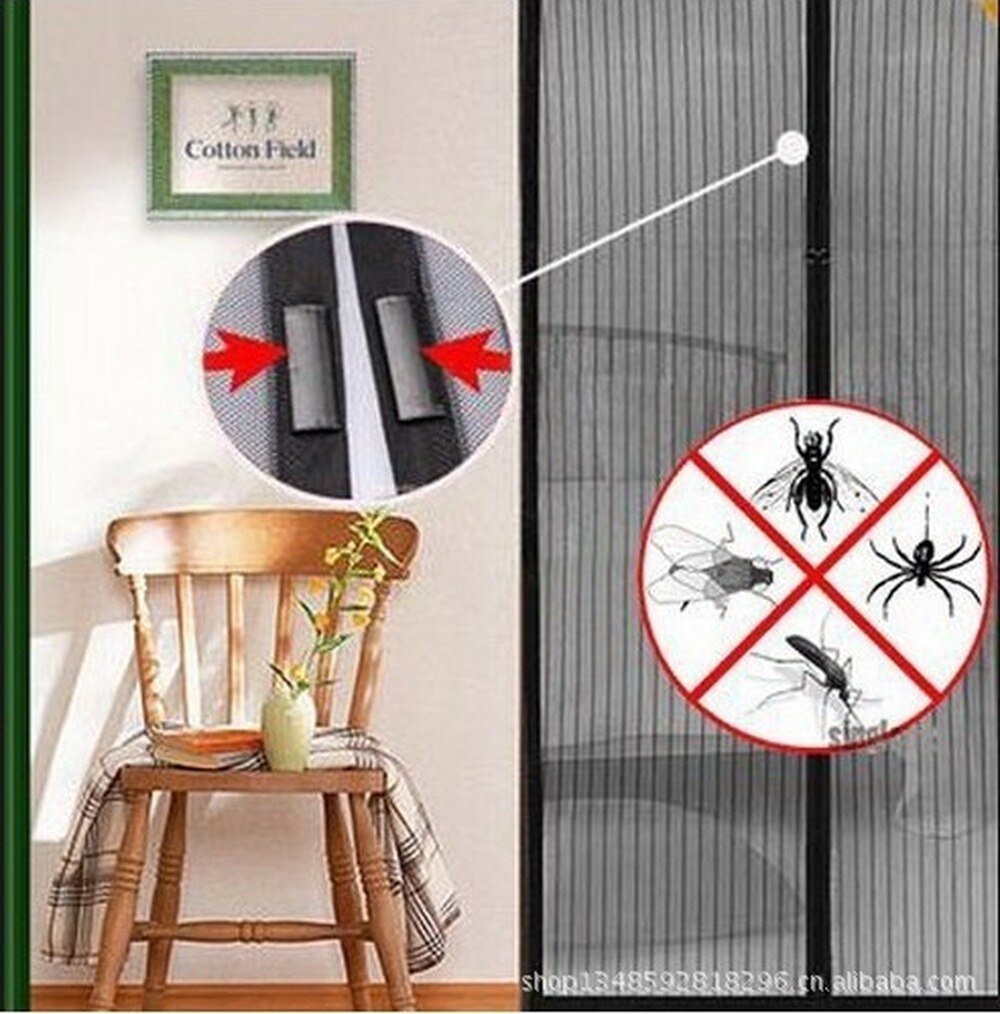 Magnetic mosquito net door net Anti fly insect mosquito door screen Anti-Mosquito Magnetic curtain mesh for door curtain