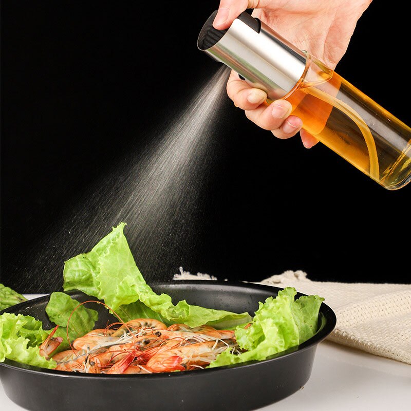 Oil Spray Bottle BBQ Cooking Kitchen Baking Olive Oil Sprayer Oil Spray Empty Bottle Vinegar Bottle Oil Dispenser Squeeze Bottle