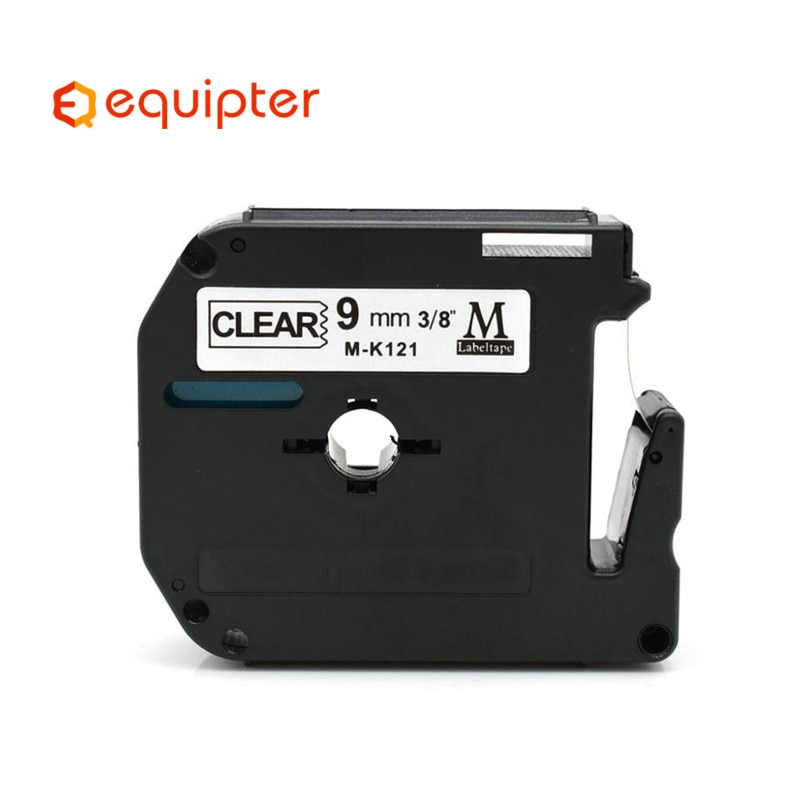 MK121 9Mm * 8M Mk-121 Zwart Op Helder Label Tapes Compatibel Voor Brother P-Touch Label Printer lint M-K121 MK-121 Mk121 MK121