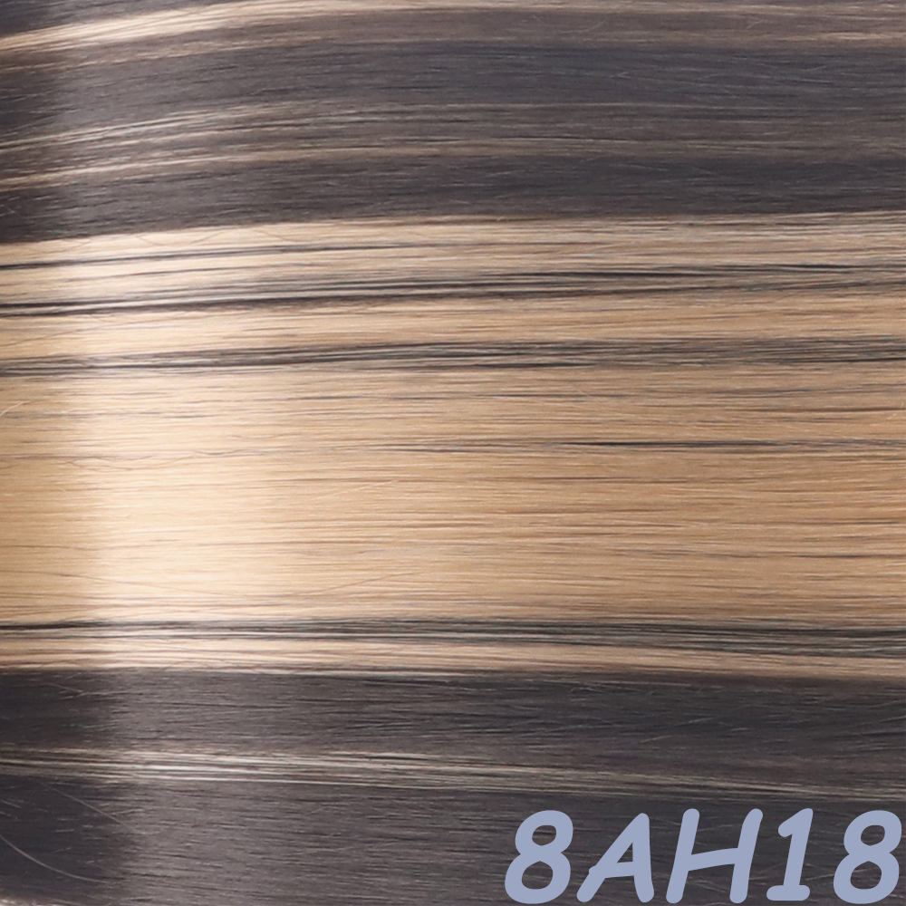 Synthetisch Clip Op Hair Extensions 3 Stks/set Steil Haar Extensions Clip In Haarstukjes Hoge Temperatuur Hittebestendige Vezel: 8AH18