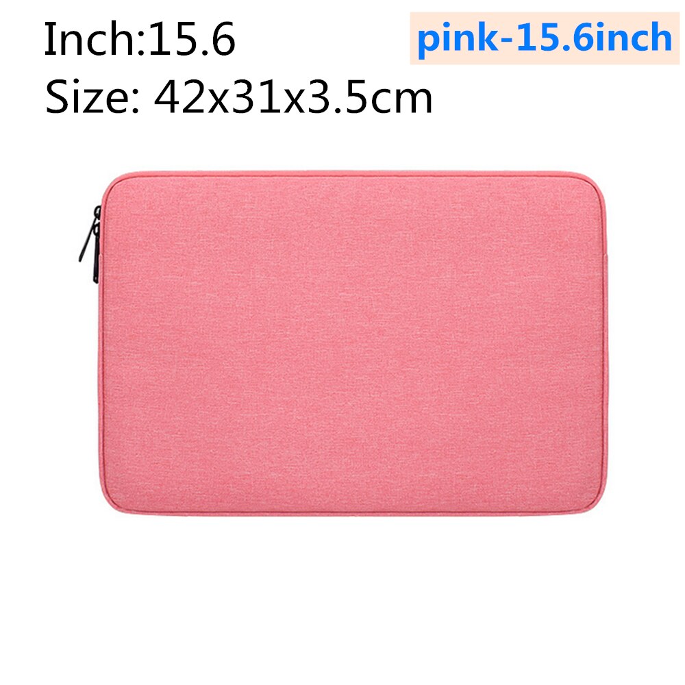 Waterproof Notebook Case for Macbook air pro 13.3 14.1 15.4 15.6 inch for Apple Millet Notebook felt liner package Case: pink-15.6inch