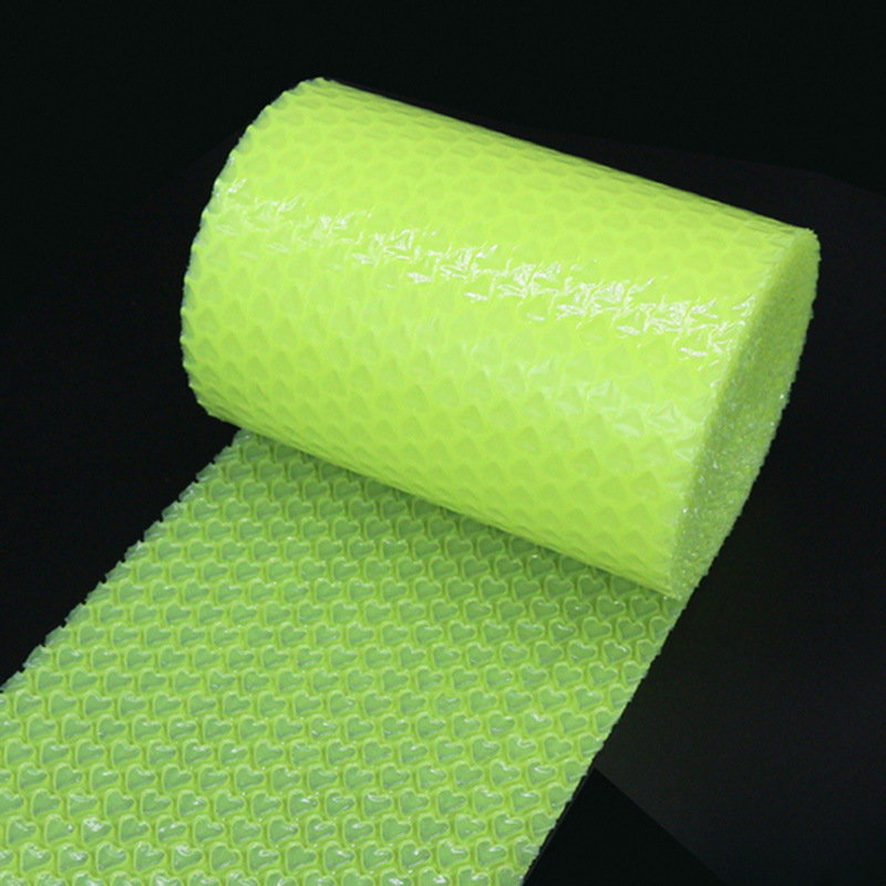 20cmx5 Meters Pink Blue Lovely Heart Shape Bubble Wrap Shockproof Package For Box Fragile Glass Goods Pack Party Decor: Dark Khaki