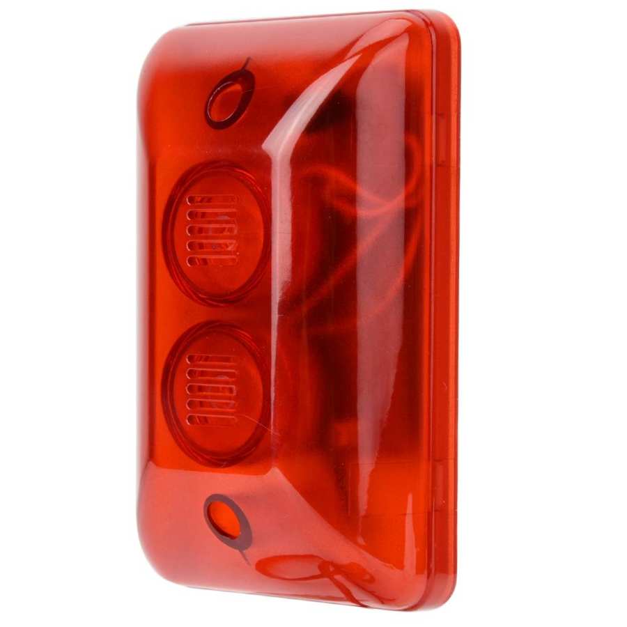 Kablet alarm strobe lys sirene lyd sirene 12v blinkende lys sikkerhetsalarm system varsellys luz estroboscopica