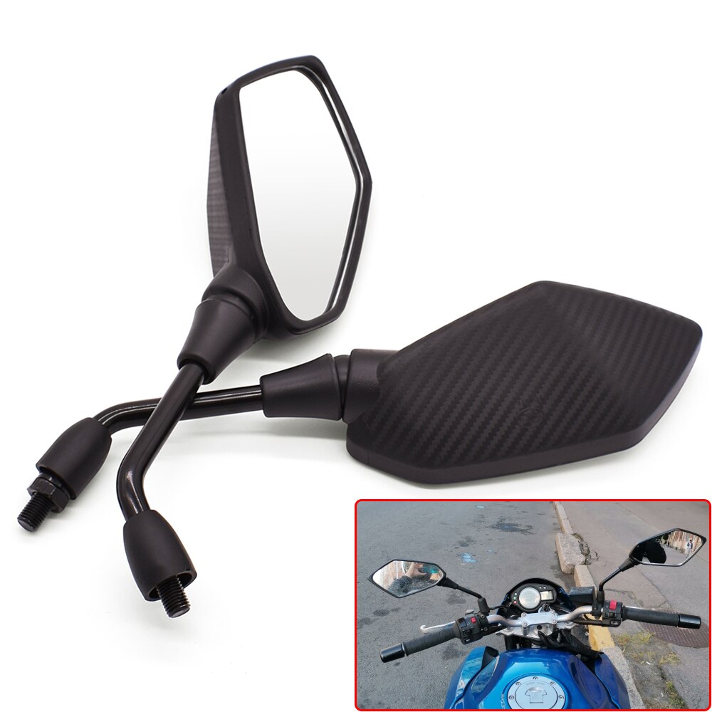 1 Pair Motorcycle Rear View Mirrors For 530 XCW XCR-W EXCR FREERIDE 250R 350 690 Enduro R 10mm 8mm Side Convex Mirror