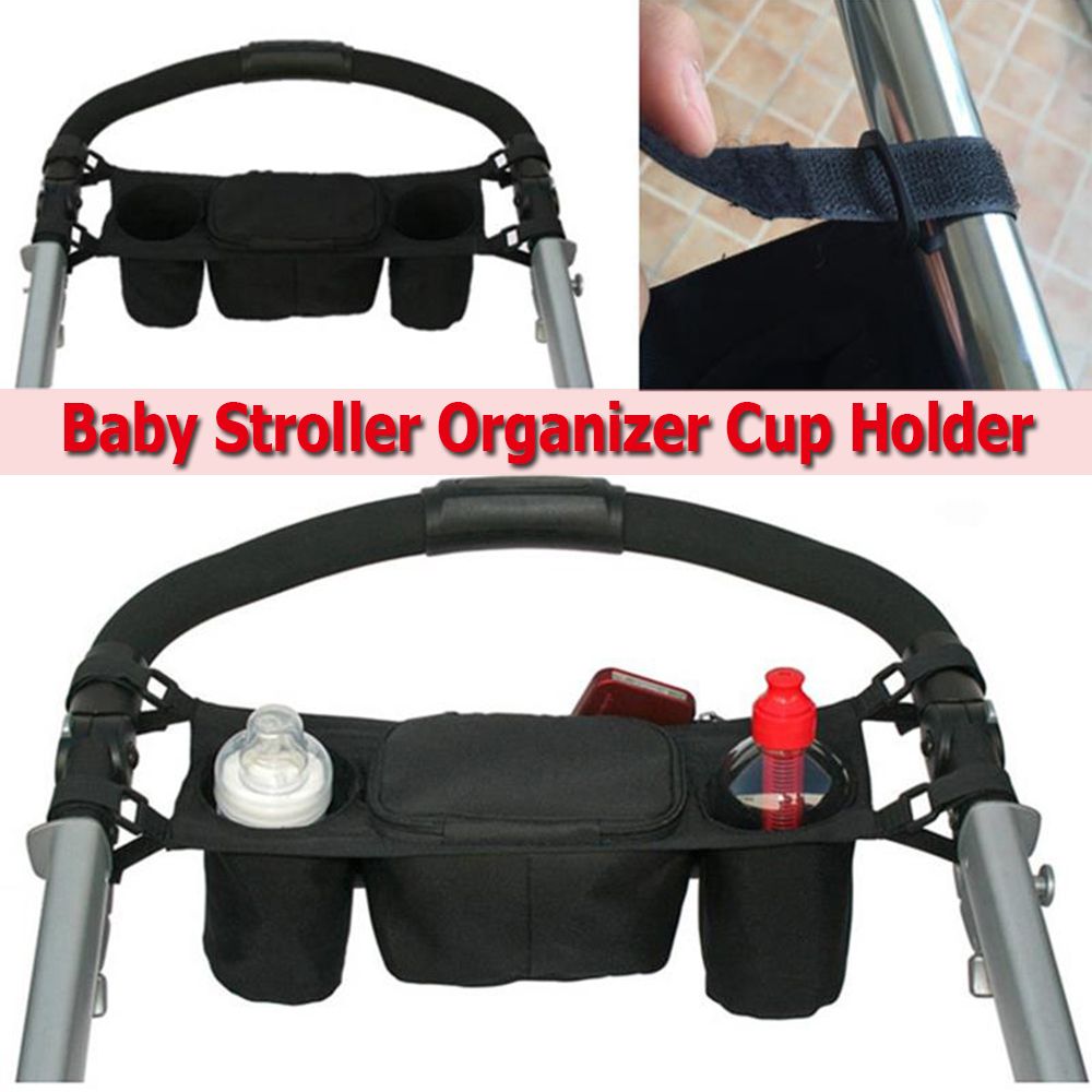 Stroller Accessories Carriage Hanging Bottle Baby Stroller Organizer Infant Nappy Bags Carriage Bag Baby Pram Bottle Cup Holder