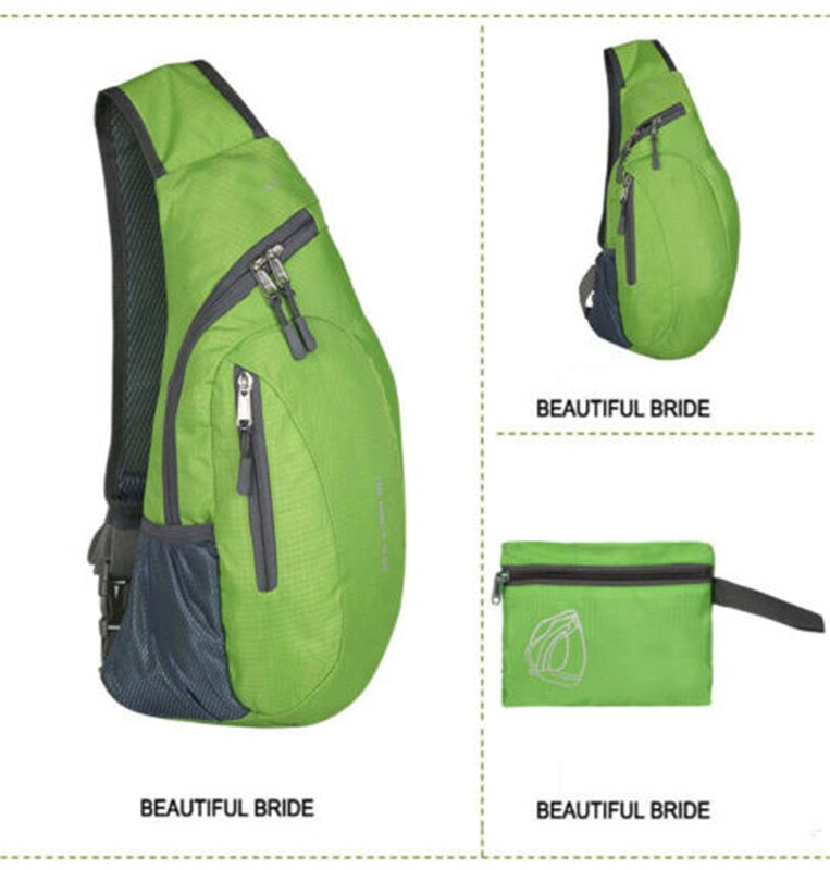 Bolso de mano deportivo de nailon para mujer, bolsa cruzada de pecho, informal, portátil, para viajes al aire libre, Unisex,