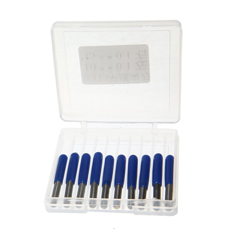 20Pcs Carbide PCB Engraving Bits 3.175mm CNC Router Bit 10/15/20/30 Degree Milling Cutter Tools