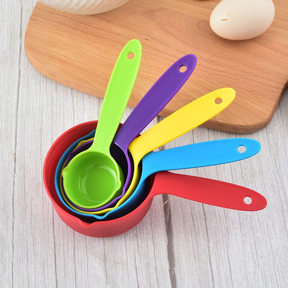 Misurini Premium Set di cucchiai da cucina impilabili Set di misurini e cucchiai di alta qualità