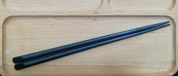 (10Pairs) Japanese Sushi Chopsticks Long Sticks Household Kitchen Reusable Black Chopsticks: Oblique Head 22cm