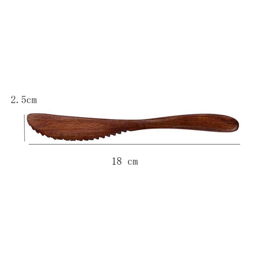 Wooden Marmalade Knife Butter Spreader Dinner Tabeware With Thick Handle Cutter Toast Bread Knife Kichen Tool