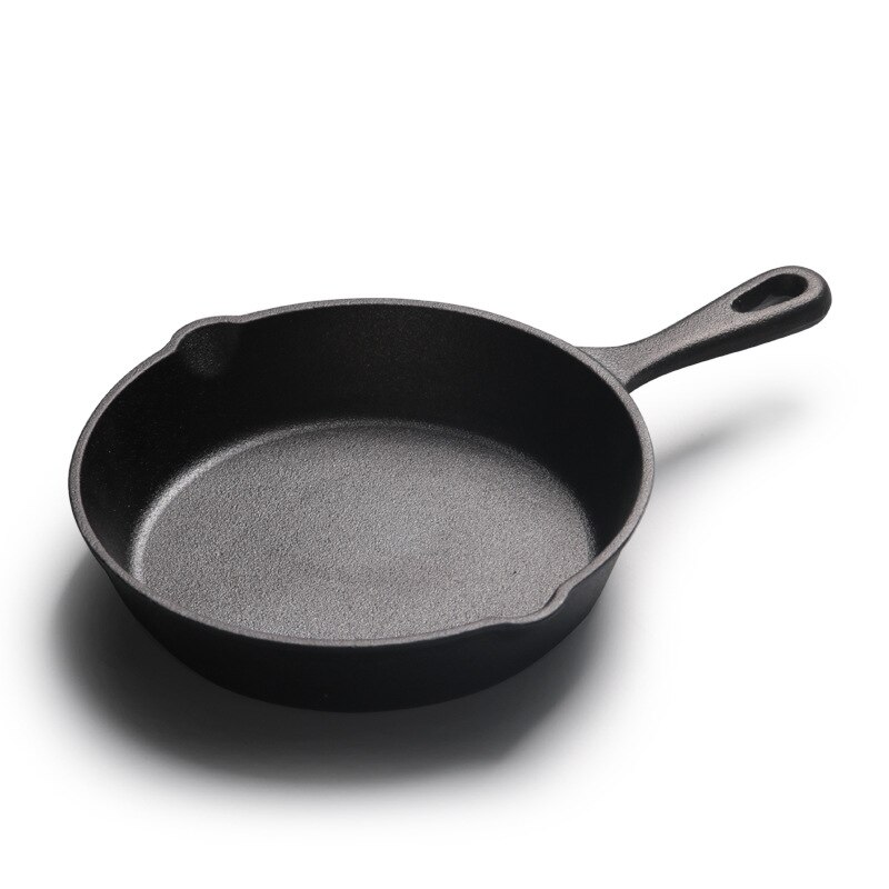 Støbejern non-stick 14-20cm bradepande til gasinduktions komfur æggekande til hjemmekøkken og spiseværktøj køkkengrej madlavningsværktøj