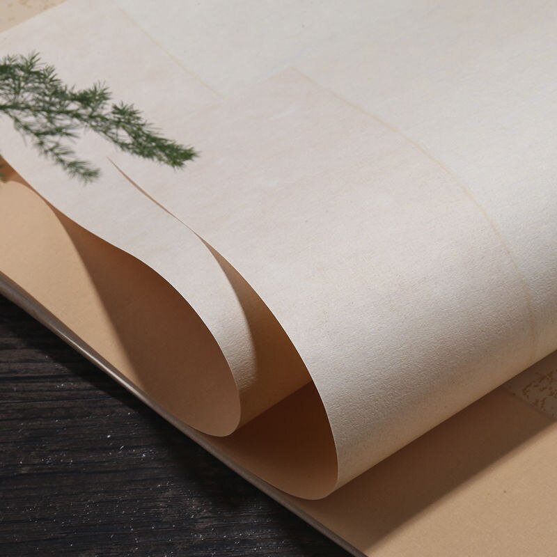 Retro Briefhoofden Chinese Kalligrafie Schilderij Xuan Papier 10Pcs Batik Half Rijp Rijstpapier Borstel Pen Speciale Kalligrafie Papier