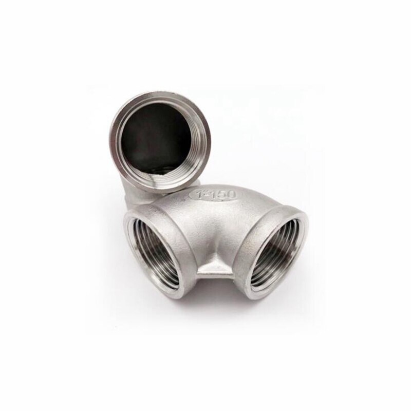 1/8 '' - 2'' NPT filettatura femmina 304 acciaio inossidabile uguale raccordo per tubo dell'acqua a gomito da 90 gradi connettore per giunto SS304