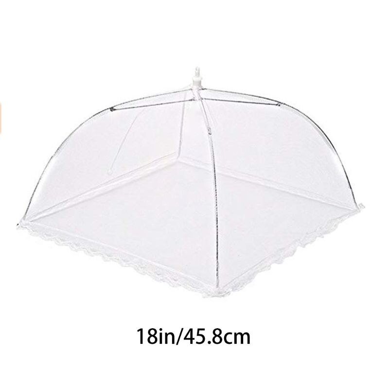 Pliable dentelle couverture alimentaire Anti mouche moustique pliable pique-nique barbecue tente ustensiles de cuisine