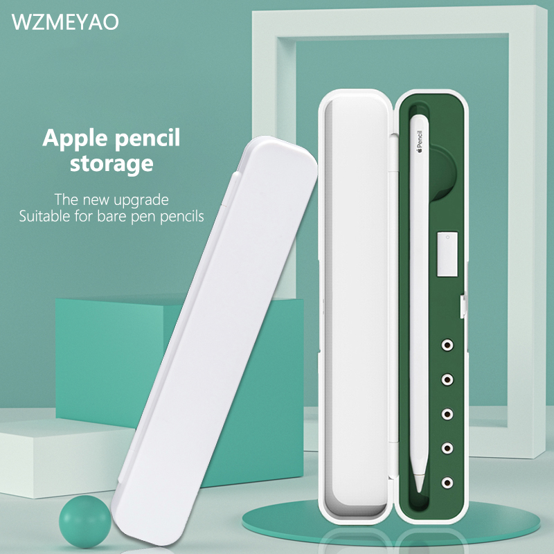 Pencil Storage Box for Apple Pencil Portable Protective Cover Plastic Case Suitable for Touch Pen Apple Pencil 2nd Accessories