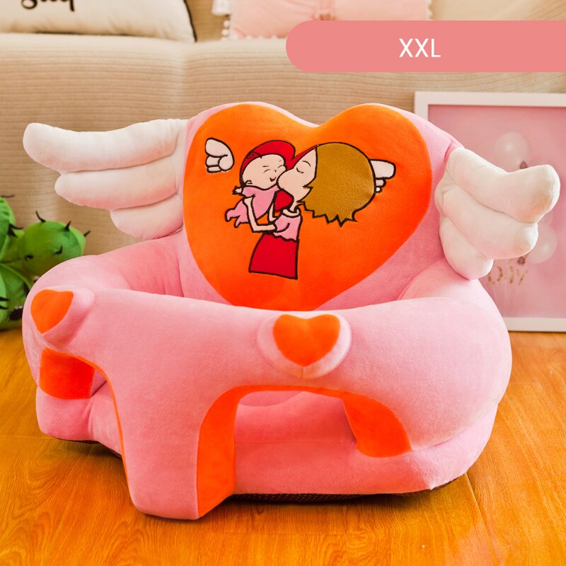 Infant Shining Baby Sofa Chair Baby Learn to Sit artifact 3 months 6 months Children Kids Sofa Training Chair Stool Anti-fall: K