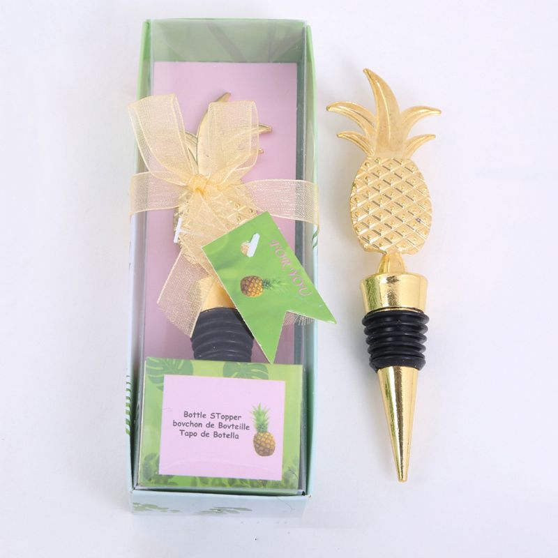 Ananas champagne rödvin flaskpropp vakuumförseglad twist valentins bröllop gynnar  h7ed