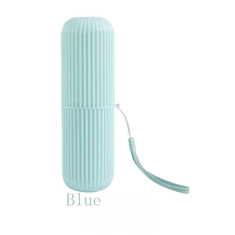 20cm voyage Portable Couple brosse à dents boîte bain de bouche brosse dents tasse créative en plastique dentifrice brosse à dents Ttorage boîte: Gris clair