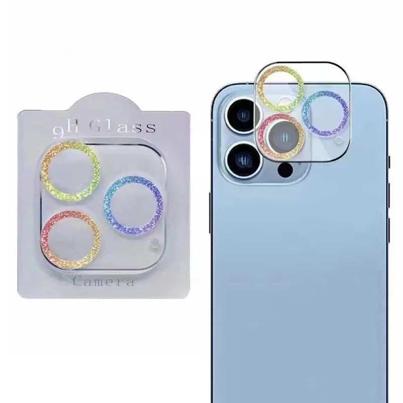 Protection Verre Trempé Pour Objectif Caméra IPhone 14 13 12 11 Pro Max Plus Mini - Transparent