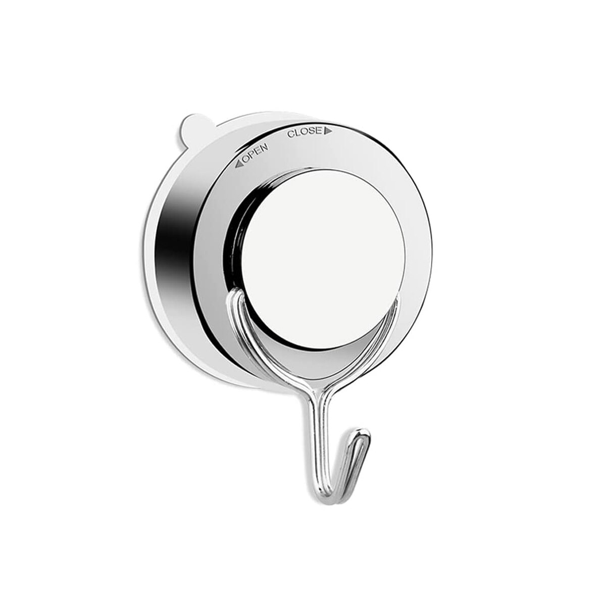 Gancho de ventosa Extra fuerte, gancho de succión de pared al vacío sin perforación, soporte de toalla de acero inoxidable para ventana de vidrio y baño: 1 PC
