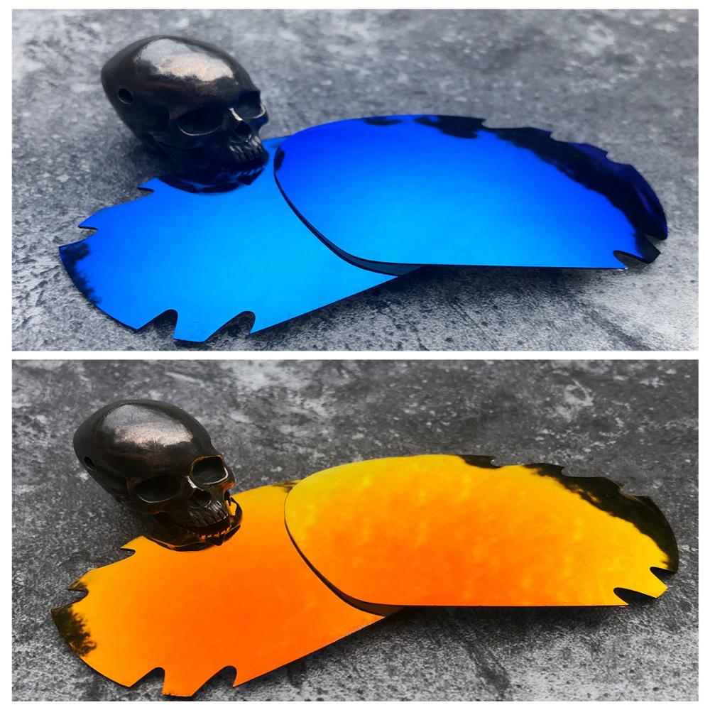 Firtox – lentilles de remplacement polarisées améliorées, pour lunettes de soleil à ventilation Oakley Jawbone (lentilles uniquement), plusieurs Options: Red and Blue