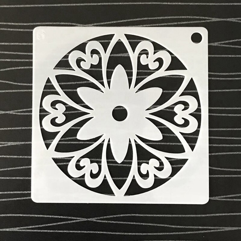 48Pcs Mandala Dot Painting Templates Stencils, Small Mandala Template Stencils for DIY Art Project Rock Painting