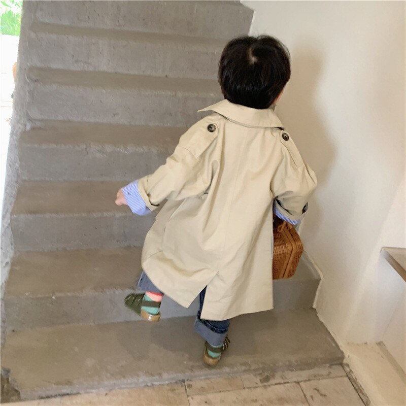 Children's windbreaker jacket for Boy winter Autumn kid all-match boys parka kids child Trench Coat girls Cotton Jackets