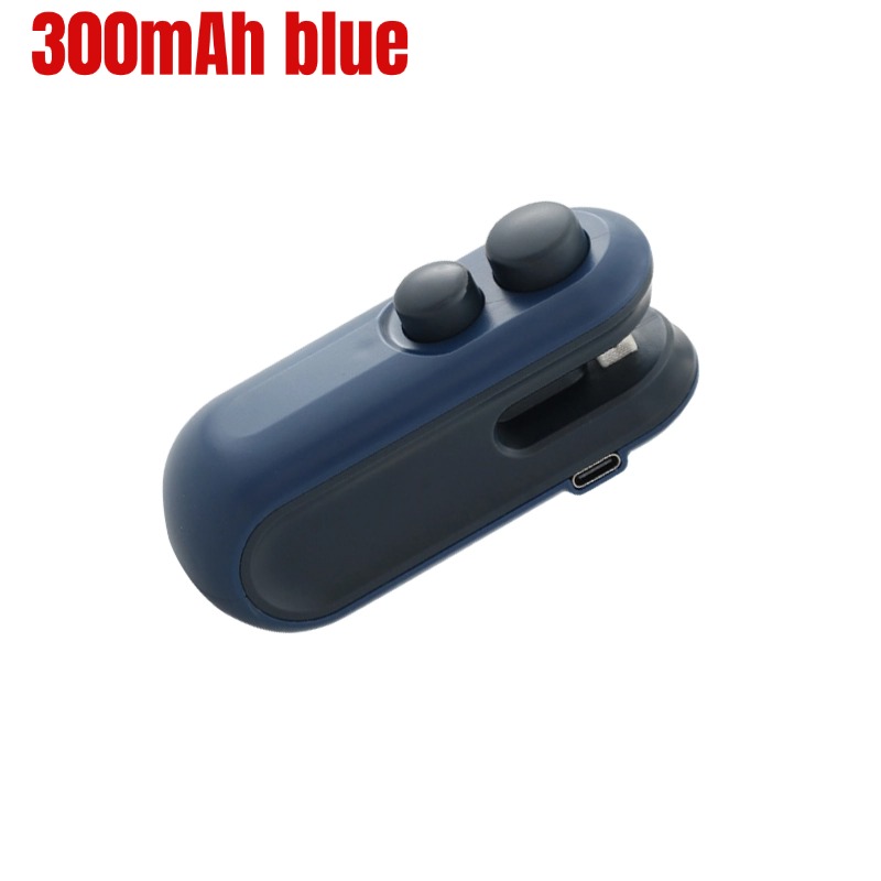 Mini handzame plastic zaksealer voor voedselzakken, warmtesealer, 2- in- 1 elektrische verpakkingssealer, usb-oplaadbare vacuümsealer: Lichtgeel