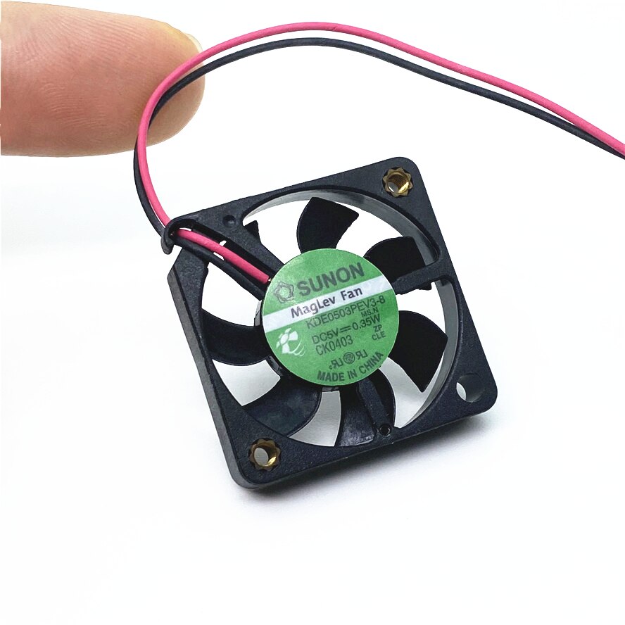 Sunon 3006 3007 3cm 30 x 30 x 6mm køleblæser 30mm ultratynd blæser 5v 0.35w kde 0503 pev 3-8 bærbar miniature stille blæser 2 ben