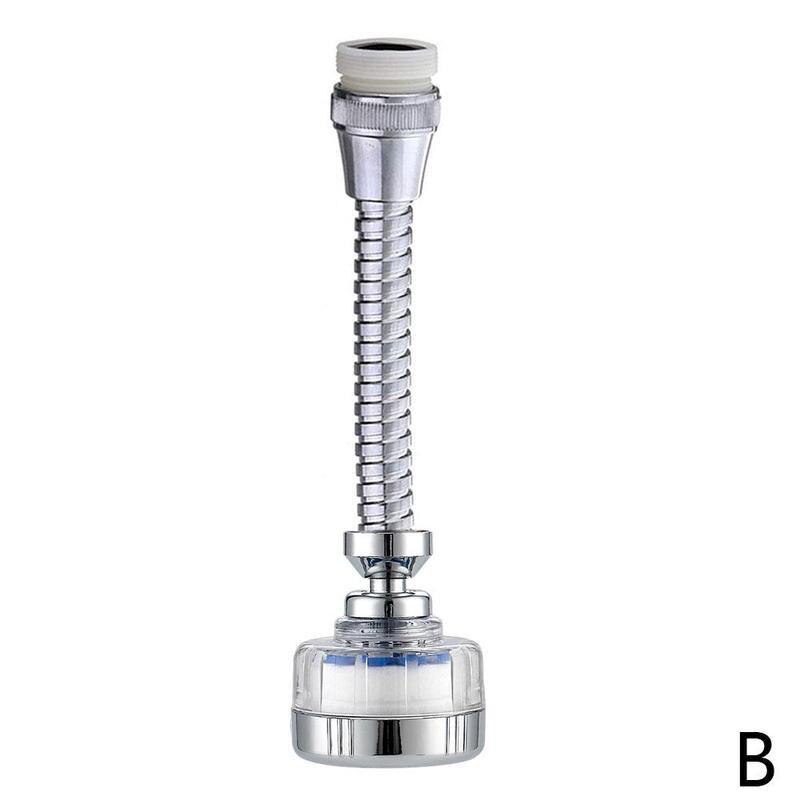 Kraan Beluchter Beweegbare Flexibele Tap Hoofd Douche Diffuser Draaibare Mondstuk Verstelbare Booster Kraan Keuken Accessoires: B