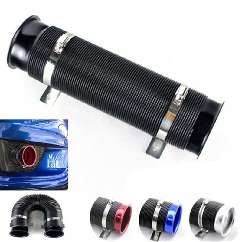 Universal Flexible Air Intake Pipe Inlet Hose Tube Duct Multi Aluminum Adapter Hose Car Accessories