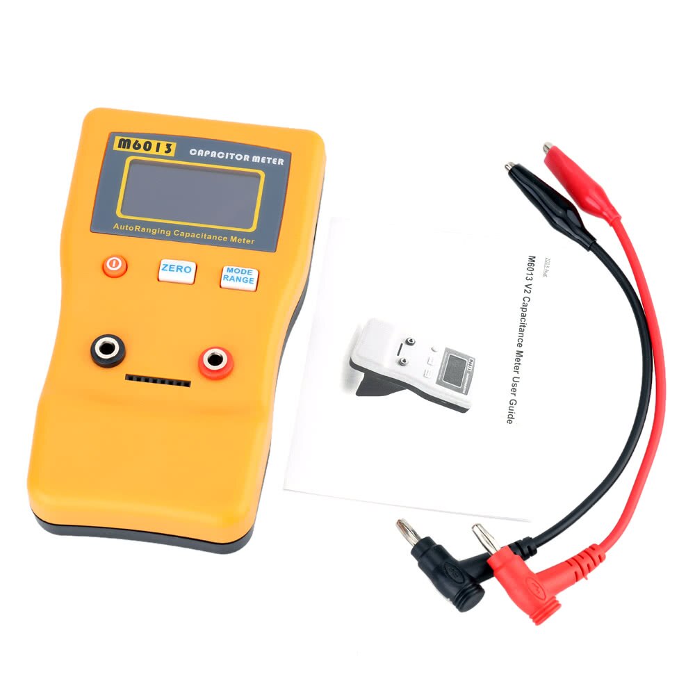 M6013 ESR Hohe Präzision Kondensator Meter Professionelle Messung Kapazität Widerstand Kondensator Schaltkreis-Tester