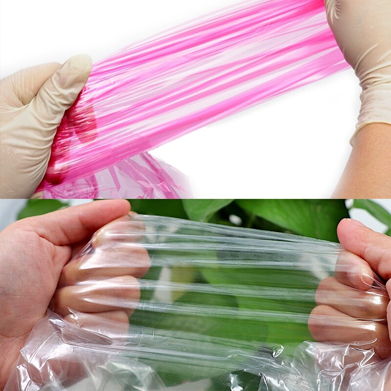50 stücke Tierarzt Lange Handschuhe Einweg Weichen Kunststoff transparent Lange Arm Veterinär Untersuchung flexibilität Handschuh