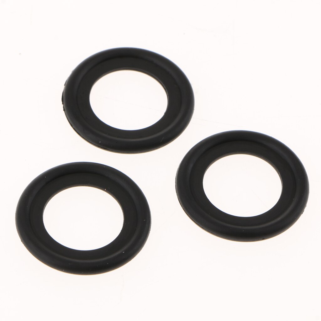 Rubber Oil Drain Plug Gasket for Ford F5TZ-6734-BA - Fits M14 (22mm Outer Diameter), Pack of 50