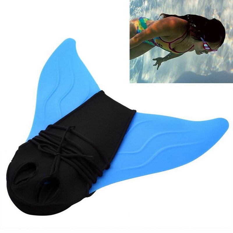 Adult Swimming Fins Training Flipper Mermaid Swim Fin Swimming Foot Flipper Diving Feet Tail #8